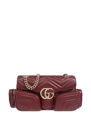 Gucci small GG Marmont shoulder bag - Red