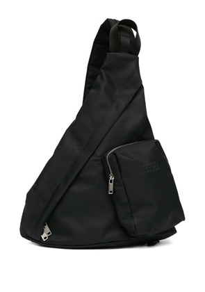 MM6 Maison Margiela triangular cross body bag - Black