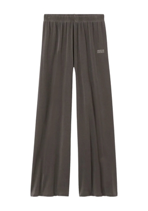 American Vintage Pymaz logo-detail track pants - Grey
