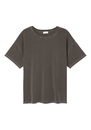 American Vintage boat neck pymaz T-shirt - Grey