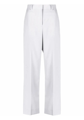 sacai side-stripe straight-leg trousers - Grey