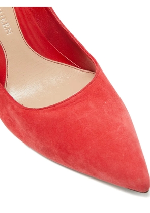 Alexander McQueen Pre-Owned suede pointed-toe pumps - Red