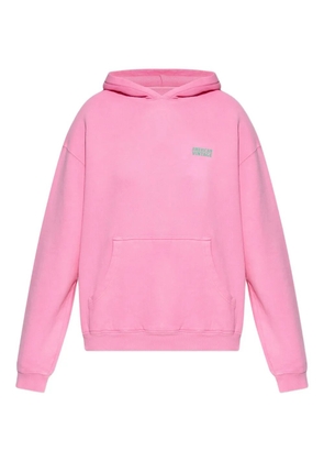 American Vintage Izubird logo-printed hoodie - Pink