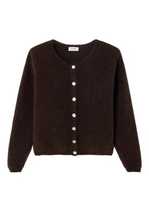 American Vintage Vitow buttoned round-neck cardigan - Brown