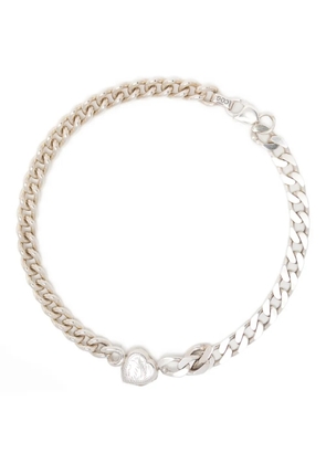 CC-Steding heart pendant necklace - Silver