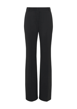 Marine Serre virgin-wool straight trousers - Black