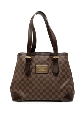 Louis Vuitton Pre-Owned 2007 Damier Ebene Hampstead MM tote bag - Brown