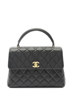 CHANEL Pre-Owned 1996-1997 matelasse tote bag - Black