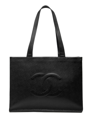 CHANEL Pre-Owned 1997-1999 CC Caviar tote bag - Black