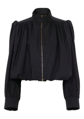 Chloé gathered-detail jacket - Black