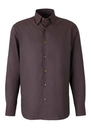 Brioni buttoned shirt - Brown