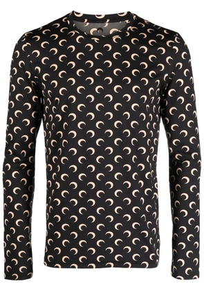 Marine Serre Regenerated Second Skin top - Black