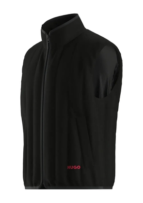 HUGO zip-up gilet - Black