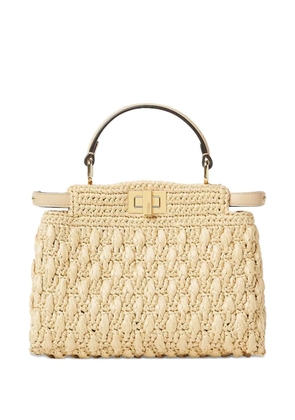 FENDI mini Peekaboo tote bag - Neutrals