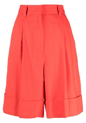 Lorena Antoniazzi turn-up hem shorts - Red