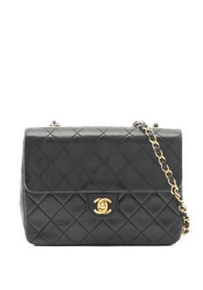 CHANEL Pre-Owned 1989-1991 matelasse shoulder bag - Black