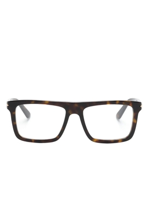 Gucci Eyewear tortoiseshell square-frame glasses - Brown