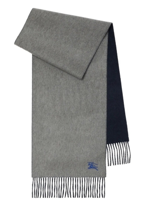 Burberry EKD embroidered cashmere scarf - Grey