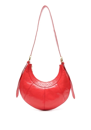 Marine Serre Eclips leather crossbody bag - Red