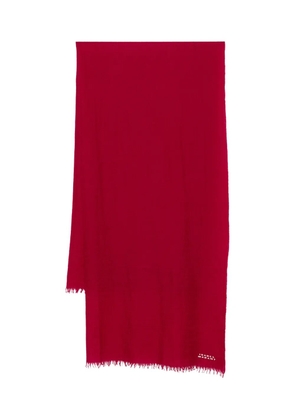 ISABEL MARANT fringed-edge scarf - Pink