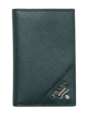 Prada textured leather cardholder - Green