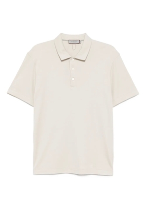 Canali cotton-blended polo shirt - Neutrals