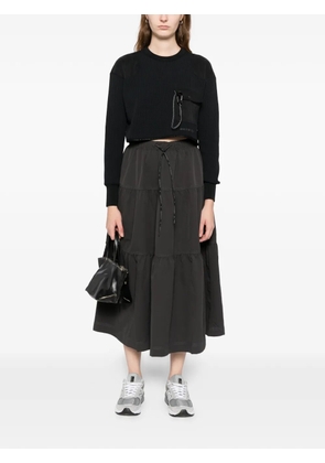 and Wander PE waffle T-shirt - Black