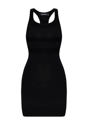 DSQUARED2 logo racerback mini dress - Black