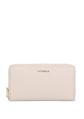 Coccinelle logo-plaque wallet - Pink