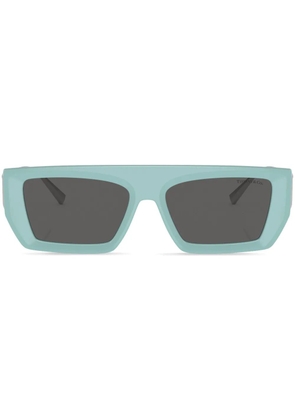 Tiffany & Co Eyewear T rectangle-frame sunglasses - Blue