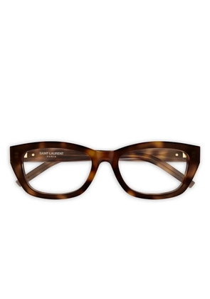 Saint Laurent Eyewear cat-eye glasses - Brown