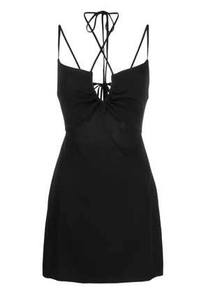 P.A.R.O.S.H. multiple-strap mini dress - Black
