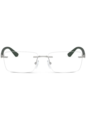 Armani Exchange square-frame glasses - Silver