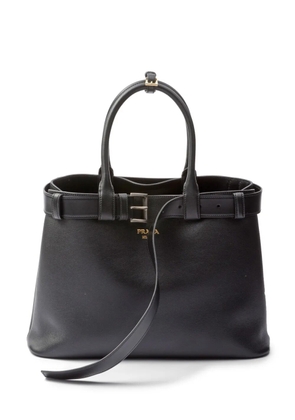 Prada large Buckle tote bag - Black