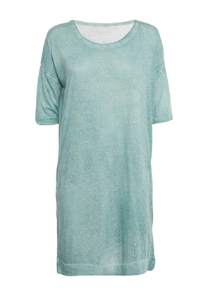 Zadig&Voltaire overdye knit mini dress - Green