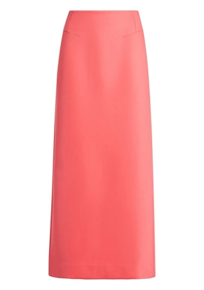 Acler high-waist midi skirt - Pink