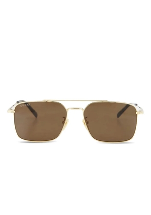 Gucci Eyewear square sunglasses - Gold
