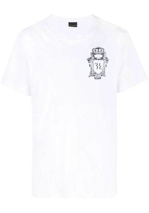 Billionaire embroidered-logo detail T-shirt - White
