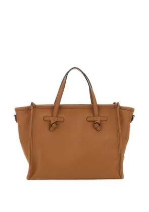 MARCELLA CLUB leather tote bag - Brown