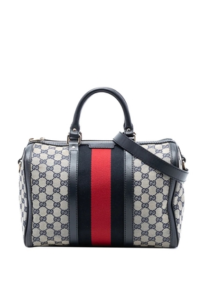 Gucci Pre-Owned 2016-2025 Medium GG Canvas Web Joy Boston Bag satchel - Brown