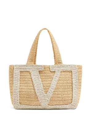 Valentino Garavani Vlogo tote bag - Neutrals