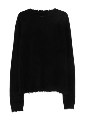 Frei-Mut frayed sweater - Black