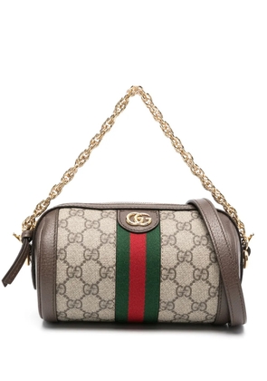 Gucci mini Ophidia shoulder bag - Brown