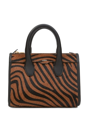 AMIRI micro Triangle Zebra tote bag - Brown
