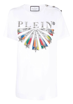 Philipp Plein logo-print short-sleeve T-shirt - White