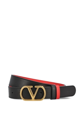 Valentino Garavani logo-buckle belt - Black