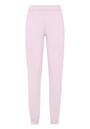 Plein Sport logo-print skinny track pants - Pink