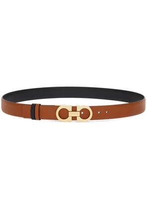 Ferragamo reversible Gancini leather belt - Brown