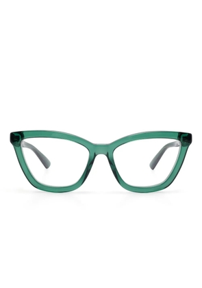 Gucci Eyewear butterfly-frame glasses - Green