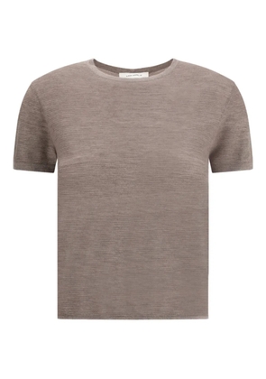 Lisa Yang Ira ribbed T-shirt - Brown